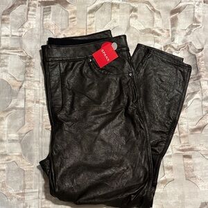 SPANX Shiny Black Leggings